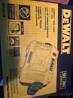Dewalt 12v Compact Task Light. BRAND NEW TOOL ONLY