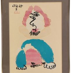 Lithograph After Pablo Picasso From the Series "Imaginary Portraits"