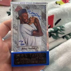 Brien Taylor signed 1 of 2500