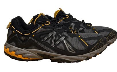 New Balance MT610BY Men’s 11 D Made in USA Black Yellow Trail Running Shoes