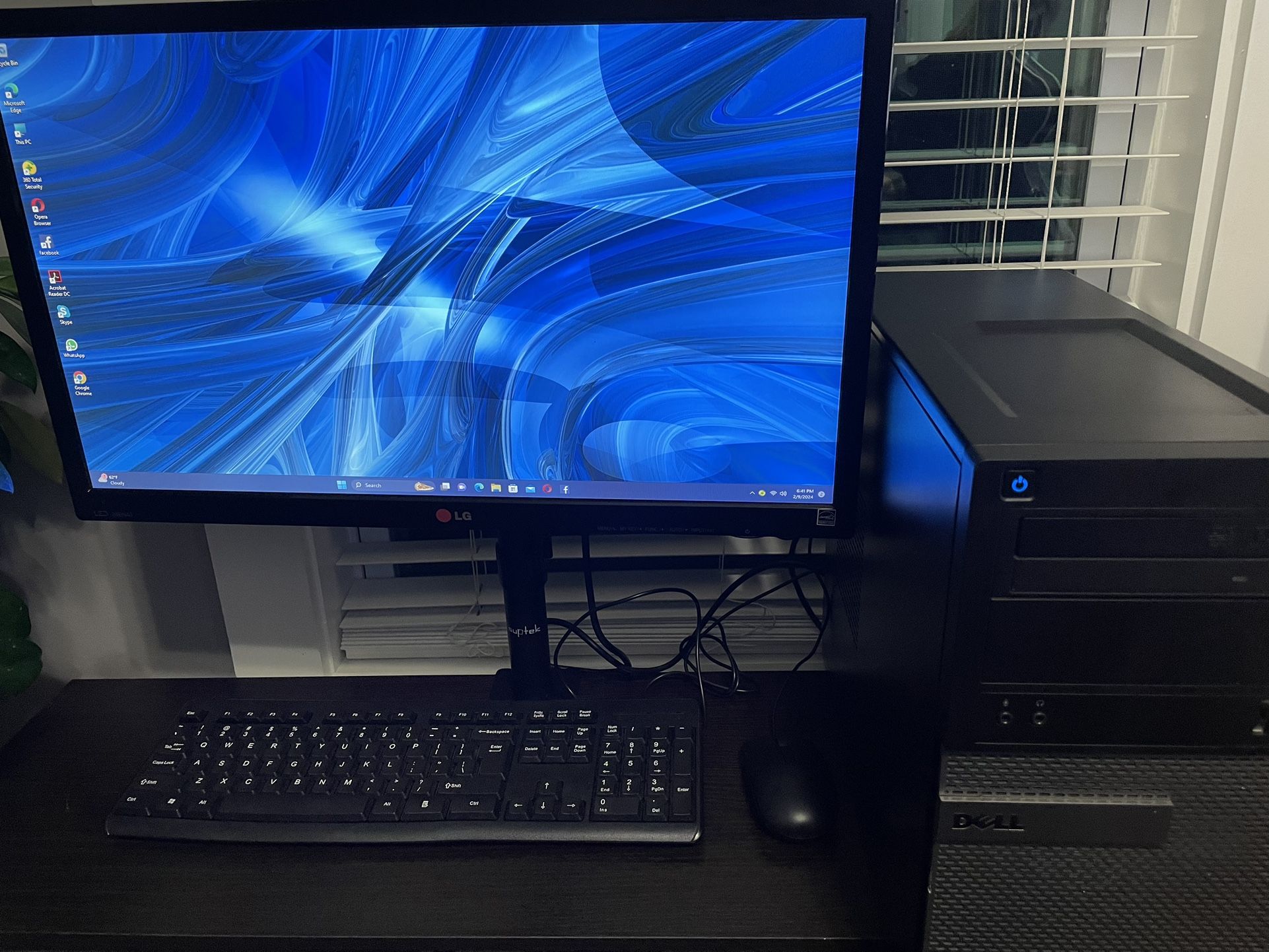 Kit: Desktop Dell Optiplex 3010 Core i5 8gb ram 500 gb HD/Monitor LG 24” HDMI /Windows 11 Pro