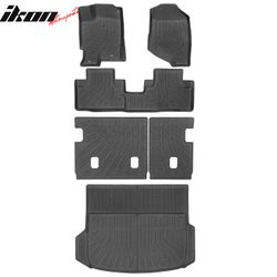 Fits 2007-2008 Acura RDX TPE All Weather Floor Mats Liner+ Trunk Mat+ Backrest Mats