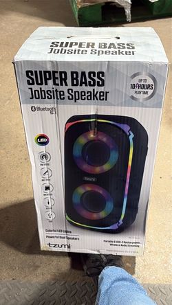 Tzumi Super Bass Jobsite Speaker