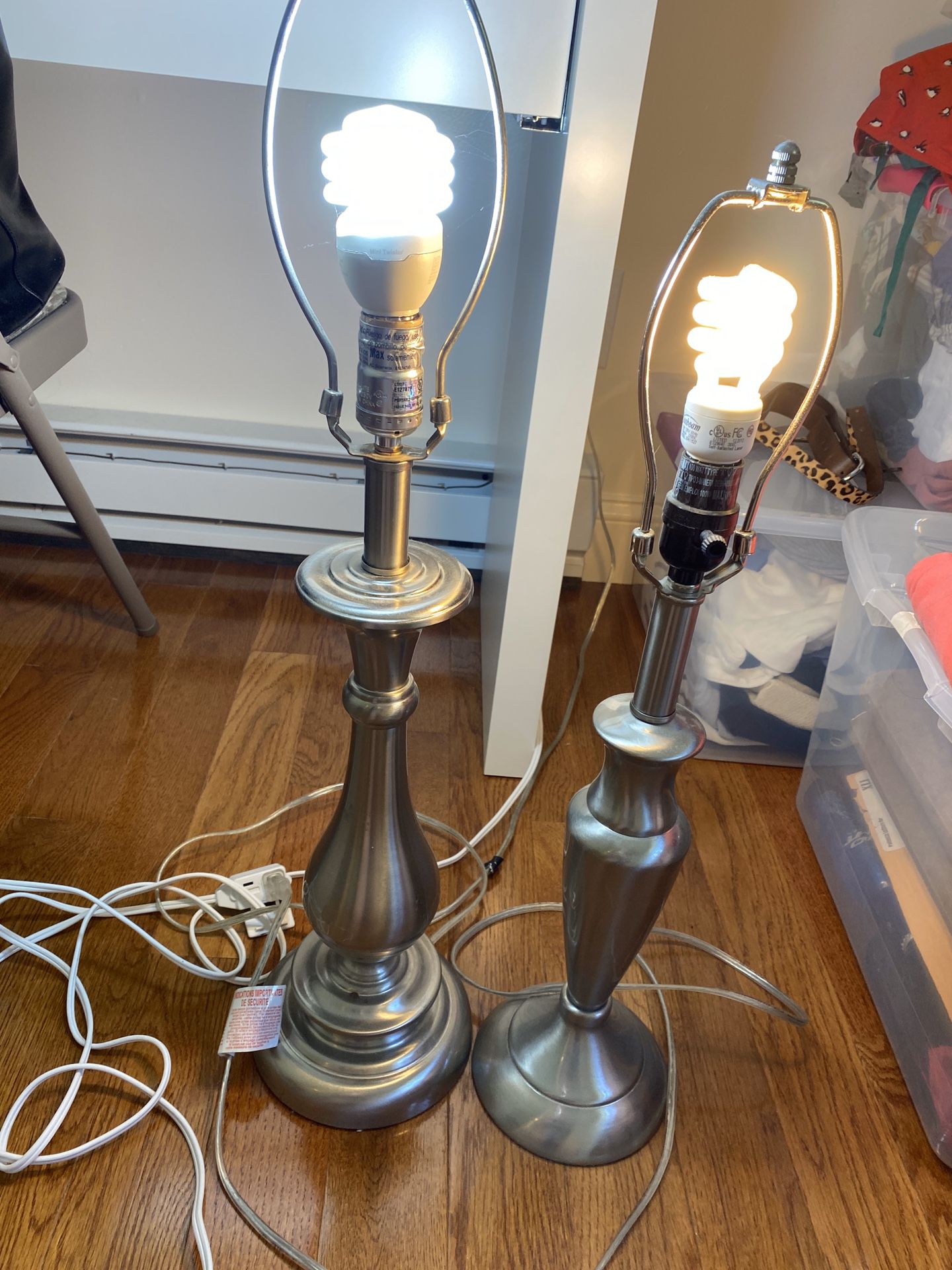 Set of two lamps