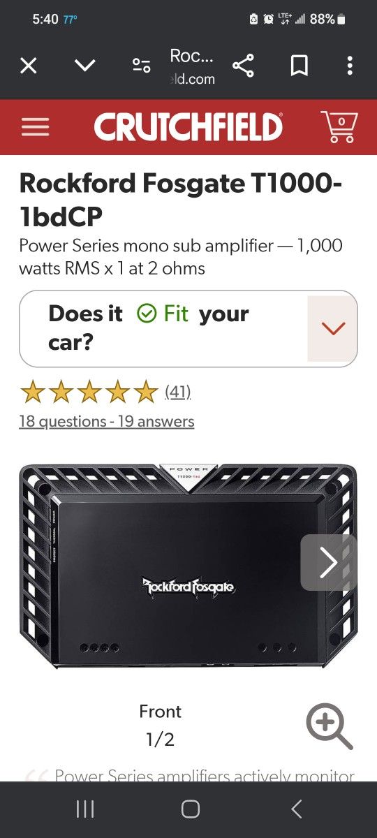 Rockford Fosgate T1000BDCP