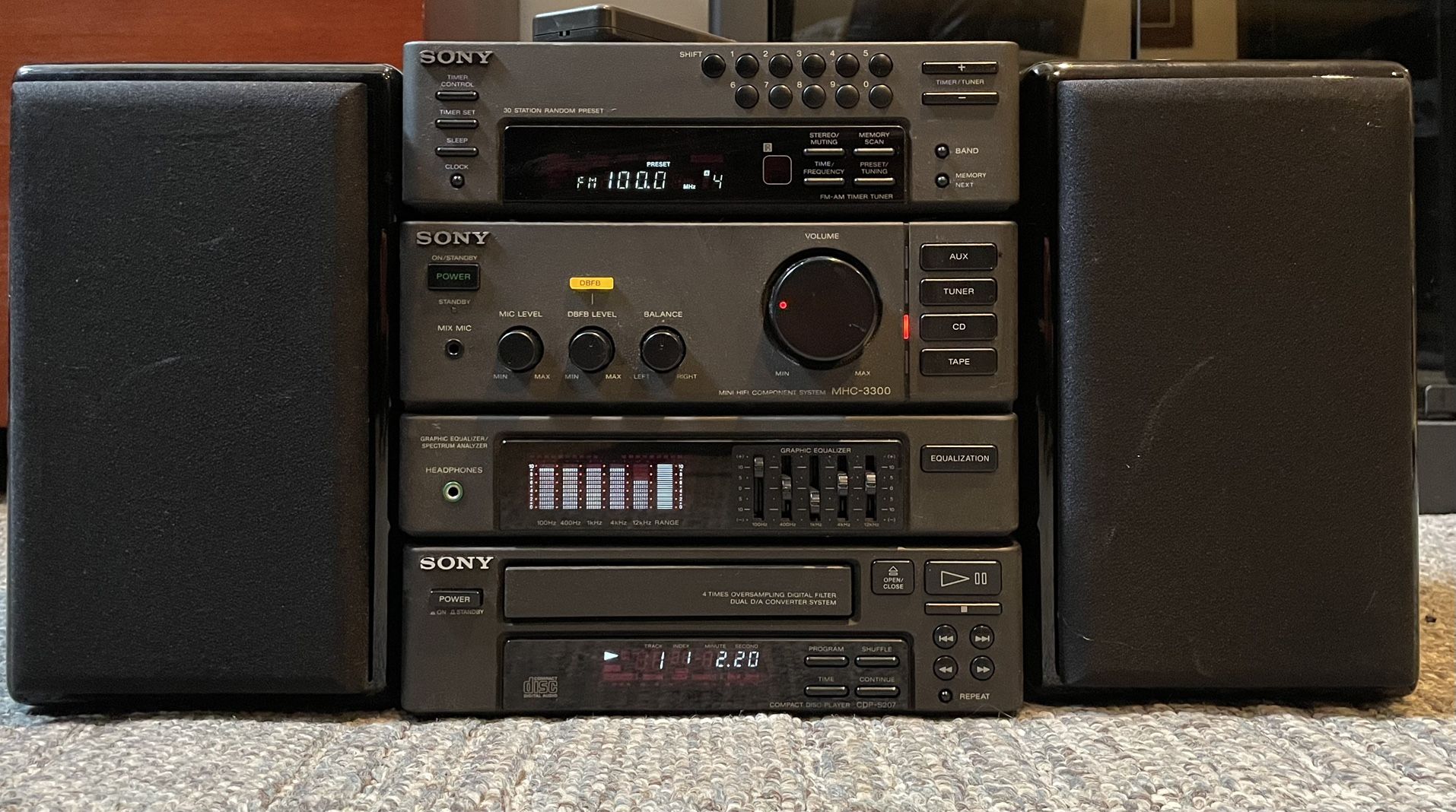 Sony MHC-3300 Mini HI FI Component System