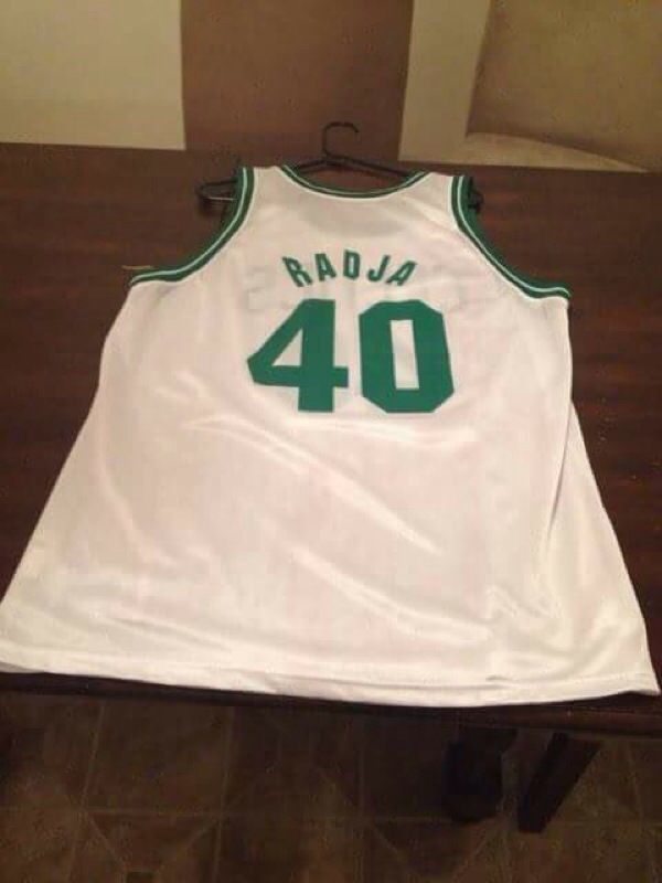 1994-95 Dino Radja Game Worn Boston Celtics Jersey. Basketball