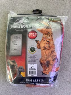 Jurassic World Inflatable T-Rex Child Costume