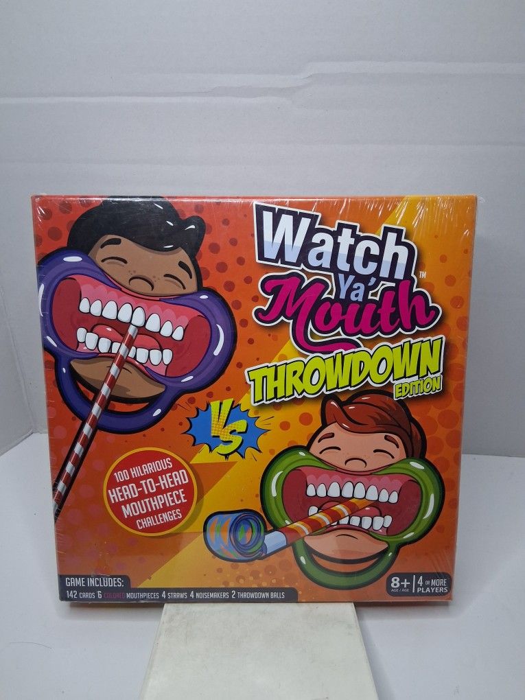 Watch Ya Mouth Throwdown Edition Card Game - NEW, SEALED great game for the holiday parties selling for only $10