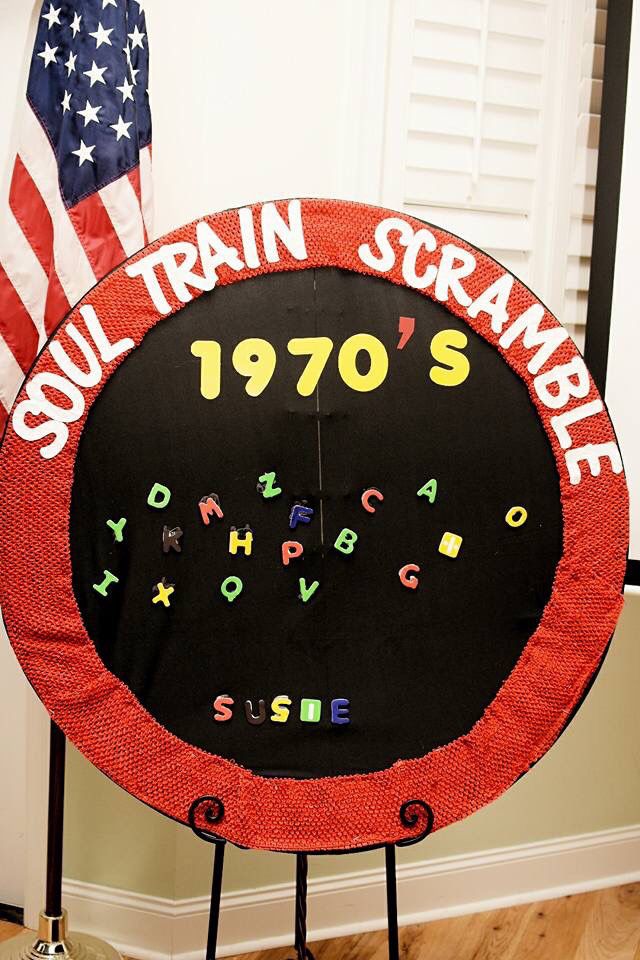 Soul Train scramble board