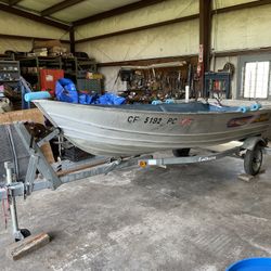 1997 Klamath 14’ aluminum Boat 