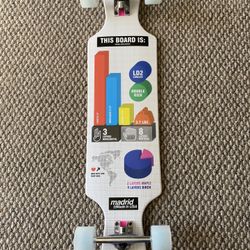 Madrid Longboard Freeride Double Kick Symmetrical Shape Custom Grip 41βX9.5β New. Condition is "New". Shipped with USPS Priority Mail. MADRID FREES