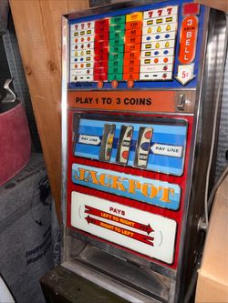 Vintage jackpot slot machine