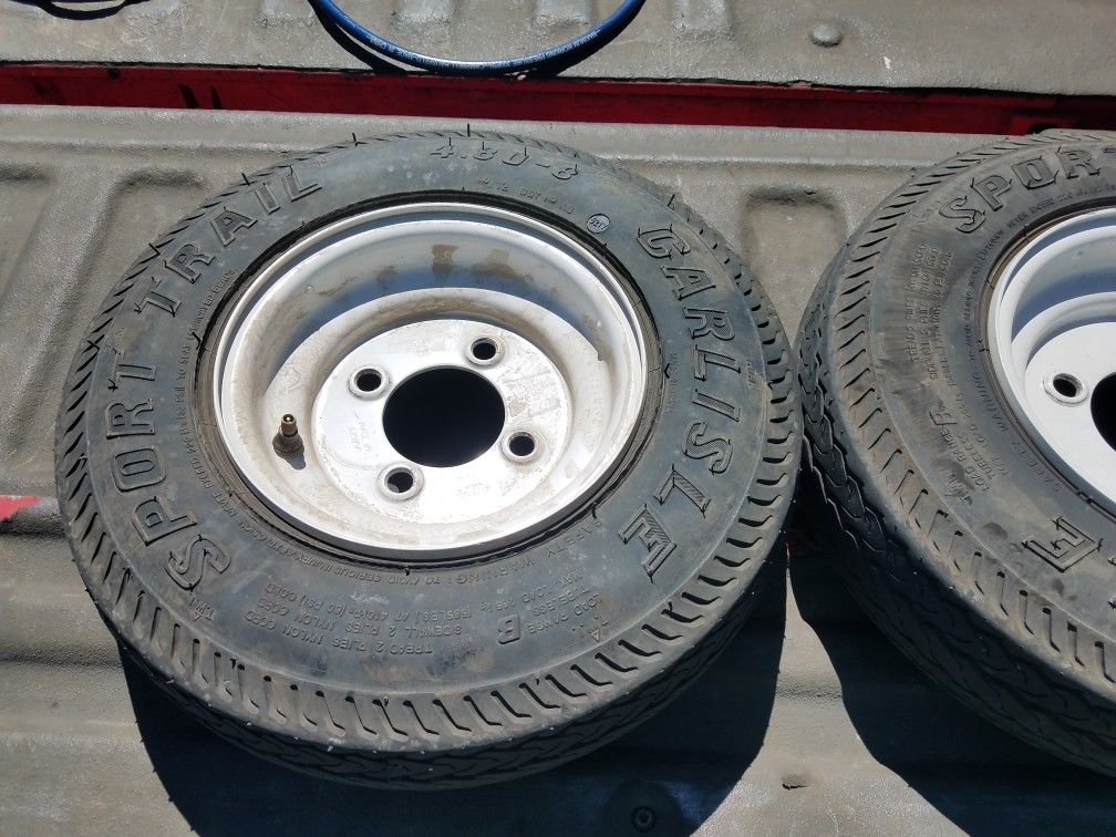 Carlisle 4 80x8 00 trailer tires and wheels for sale in indianapolis