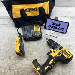 Dewalt 20V XR 1/2 in. Drill/Driver Kit One 2Ah Battery Charger & Bag