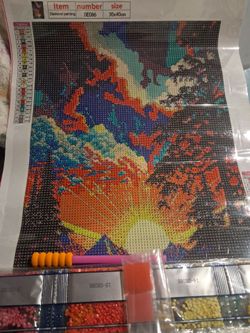 Diamond Painting Kit DE086 30x40cm