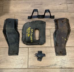 67 Impala SS Automatic Center Console Brackets / Lower Bucket Seat Brackets