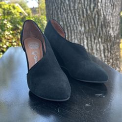 Gorgeous Jeffery Campbell Black Suede Shoes Heels