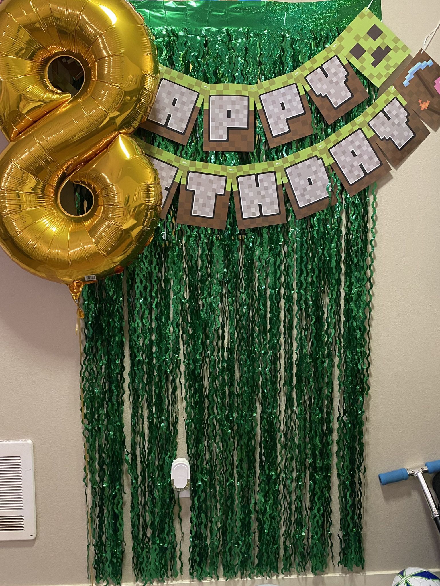 Balloon And Birthday Banner