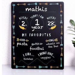 Baby  Milestones Chalkboard Sign