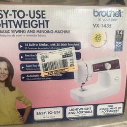 Brother VX-1435 Sewing Machine Used Twice XLint