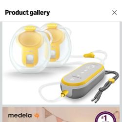 Hands Free Breast Pump Double Electric Wearable Portable Medela Freestyle