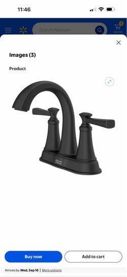 American Standard Glenmere Matte Black Two-Handle Bathroom Sink Faucet 4 in.