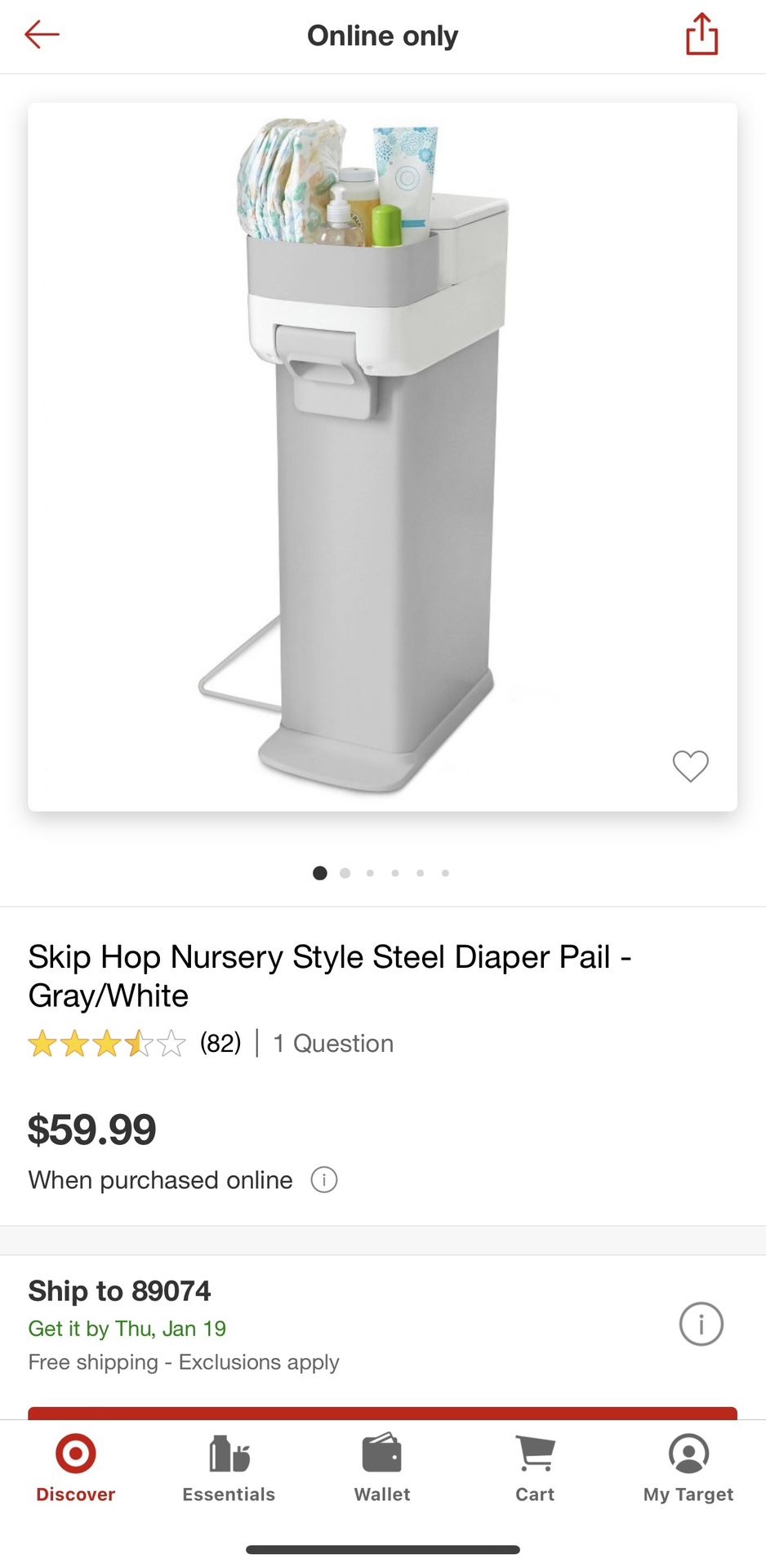 Diaper Pail Skip Hop