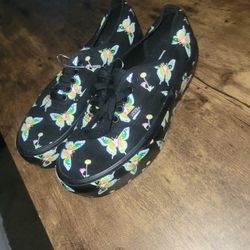 Vans Sz 7 Glow N Dark Thick Sole New Never Worn 