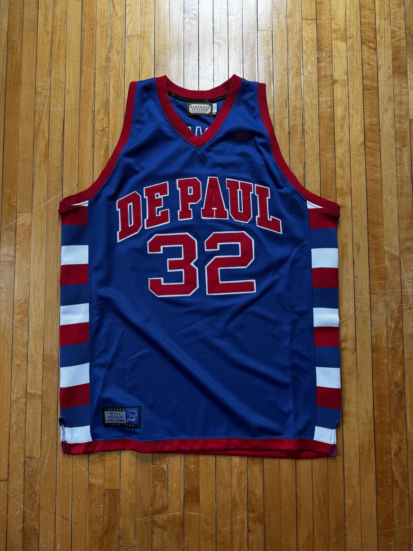 NWT VTG NCAA DePaul University Basketball Jersey Terry Cummings Jersey Sz. XXL
