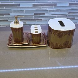 Royal Paisley Bathroom Set 5 Pices 