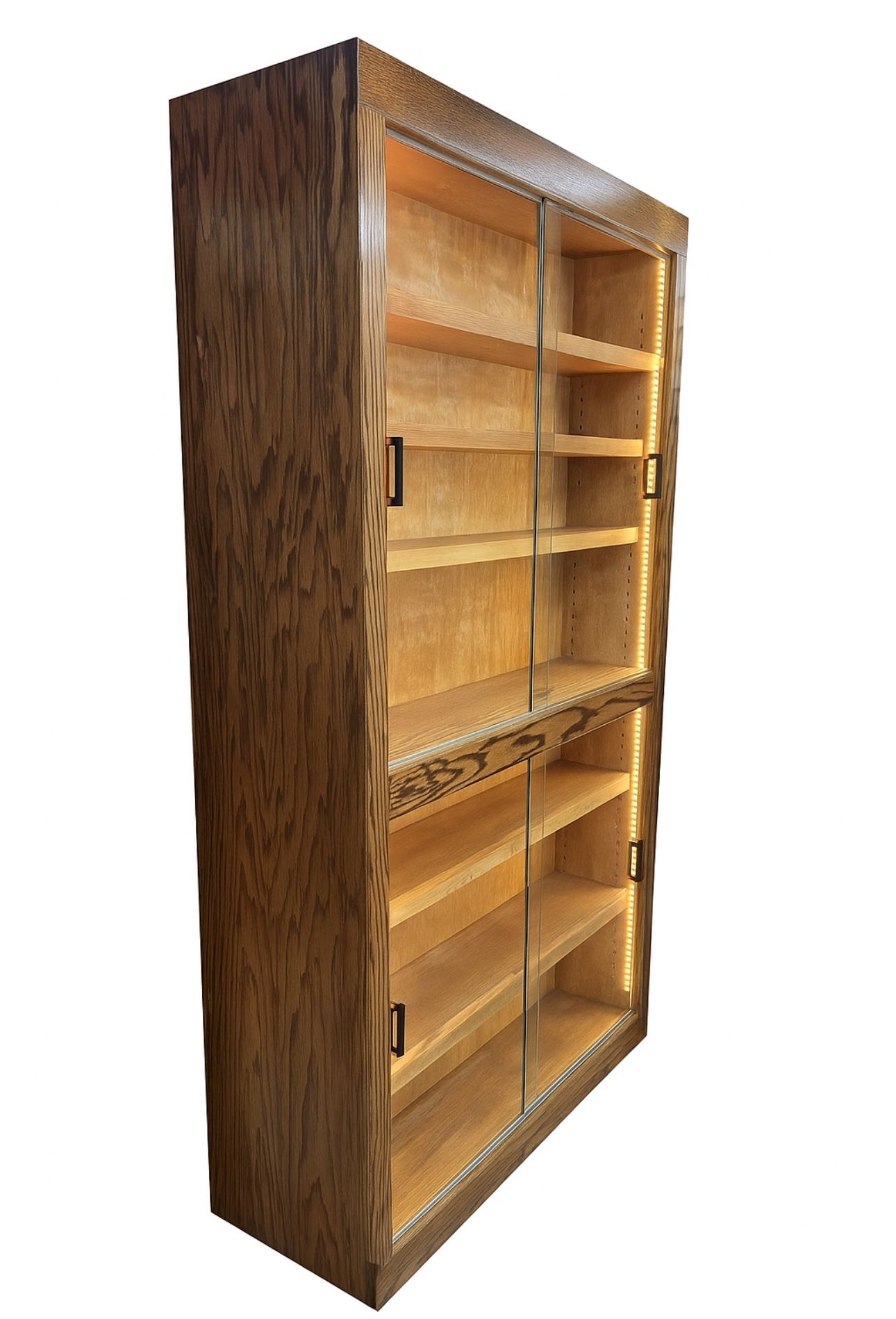 Large Wooden Display Cabinet / Cigar Humidor Cabinet – GREAT CONDITION