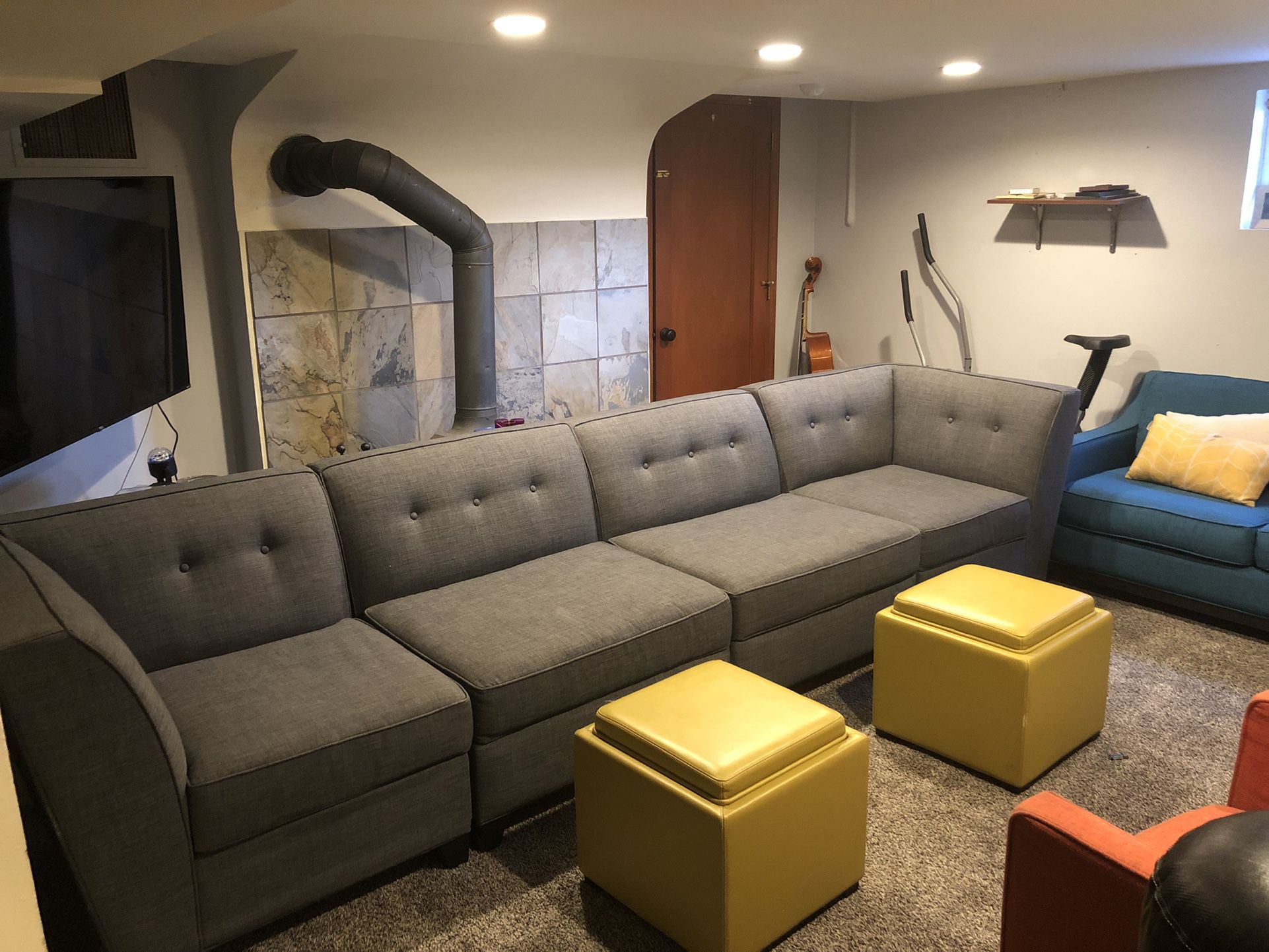 Grey Sectional  SALE PENDING