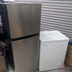 Vissani Refrigerator Hisense deep freezer easy light quick move lightly barely used