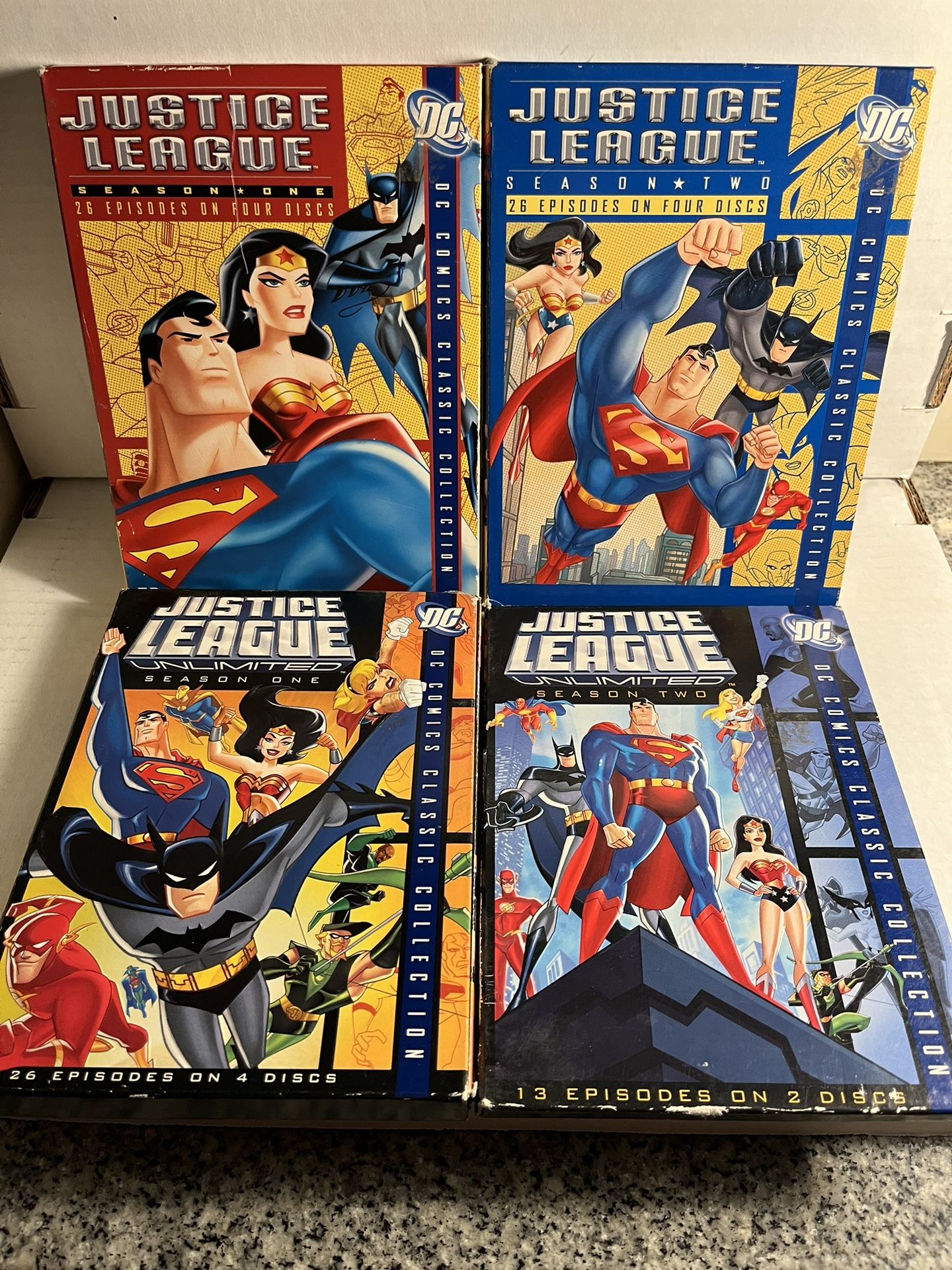 Justice League DVDs