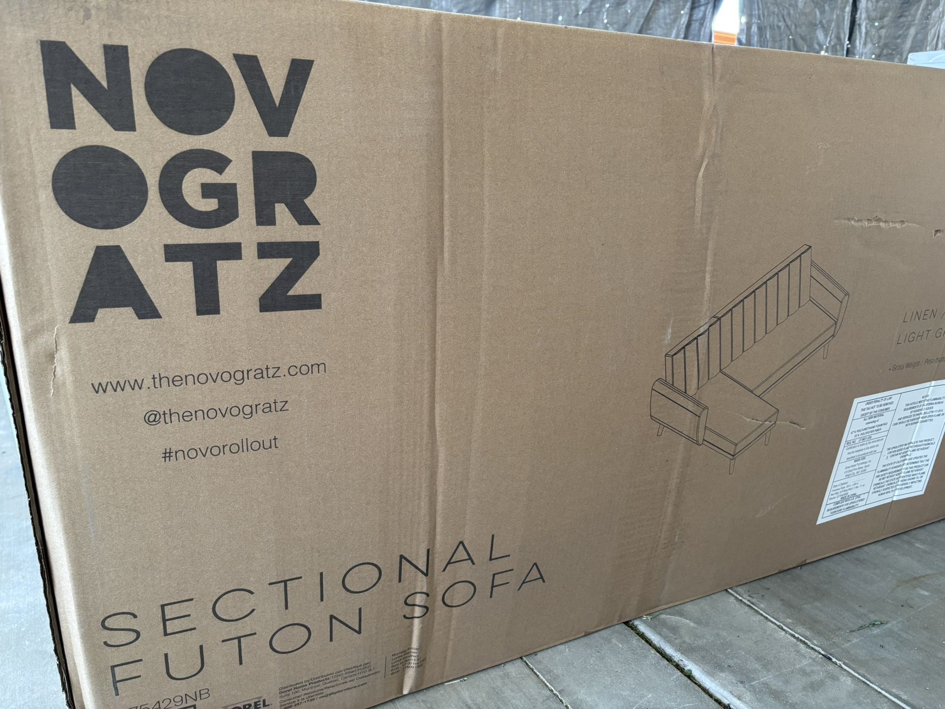 Sectional Futon Sofa