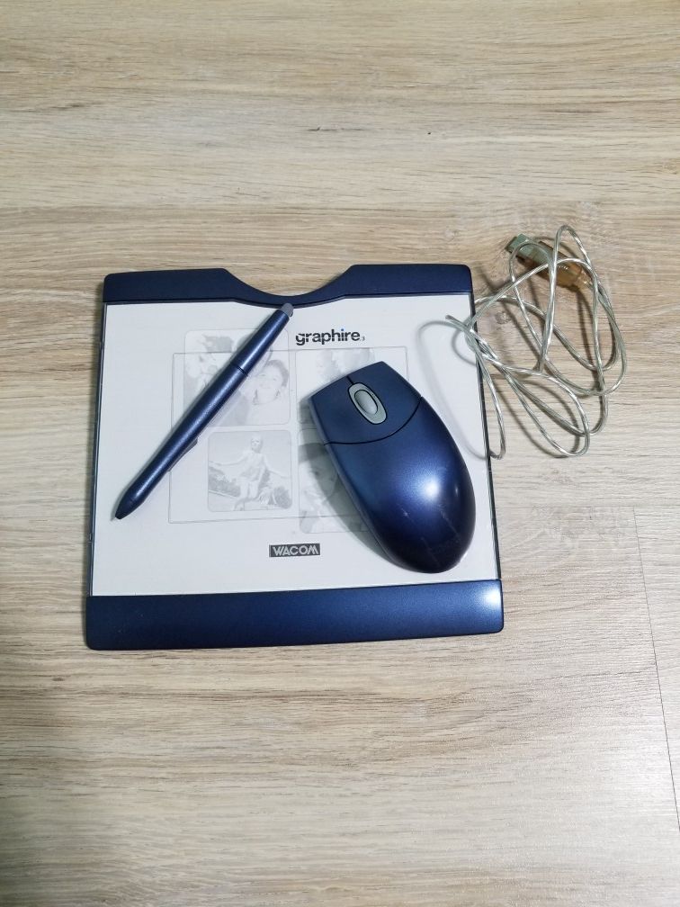 Wacom Graphire 3 4x5 Digitizer Tablet with Mouse and Stylus Pen