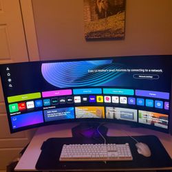 LG “49” CURVED OLED MONITOR