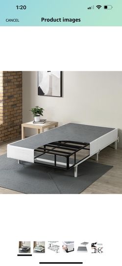 ZINUS 9 Inch Metal Smart Box Spring with Quick Assembly / Mattress Foundation / TWIN