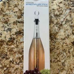New Stainless Steel Wine Chiller Stick 