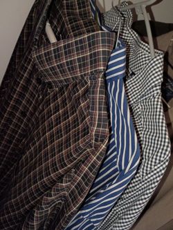 Roundtree and Yorke long sleeved button down shirts