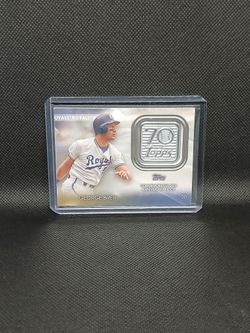 2021 Topps Series 1 George Brett #70LP-GB 70th Commemorative Patch Mint