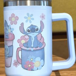 Disney Stitch 40 oz Double-wall vacuum insulation Tumbler with