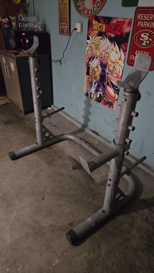 Olympic Bench/squat Rack With Weight Holders