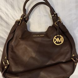 Michael Kors Brown Leather Purse 