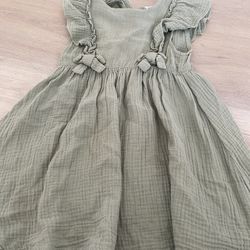 Green Girls Dress