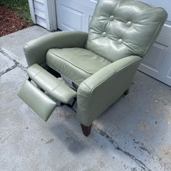 Leather Cuir Recliner Chair 