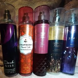 47 bottles of Bath and Body Works and Victoria Secret Body Sprays.PLEASE READ DESCRIPTION