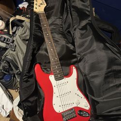 Fender Red Childs Guitar