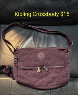 Purple Kipling Crossbody